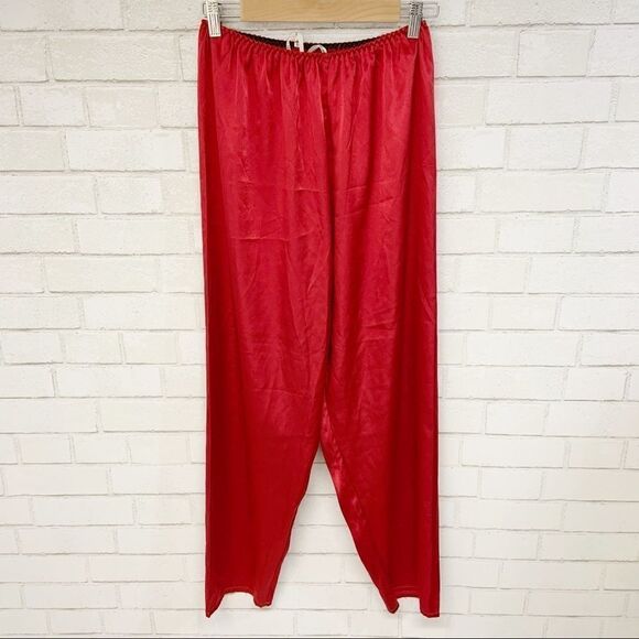 Vintage Repose Red Pajama Set Size L X18 - Picture 6 of 7